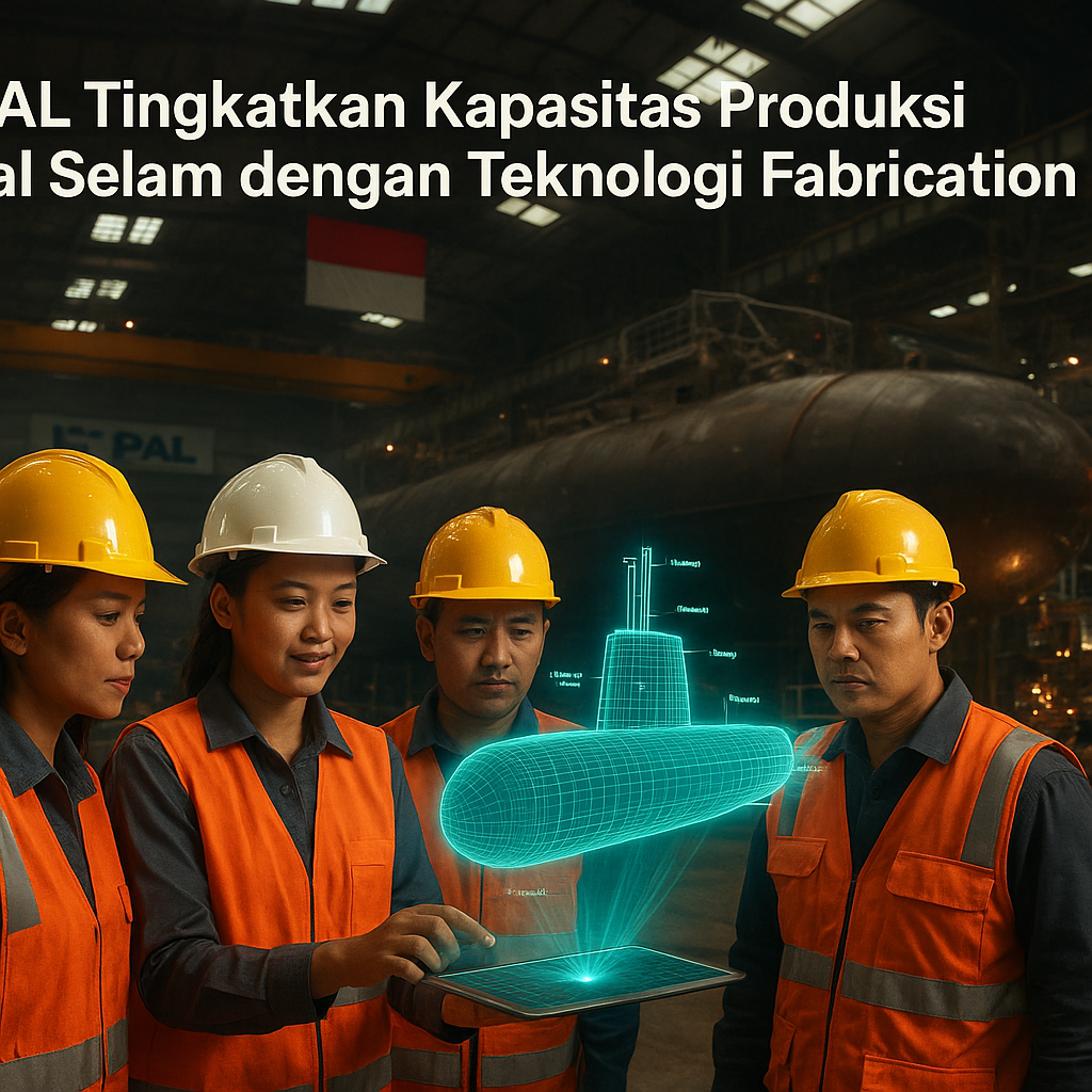 PT PAL Tingkatkan Kapasitas Produksi Kapal Selam dengan Teknologi Fabrication 4.0