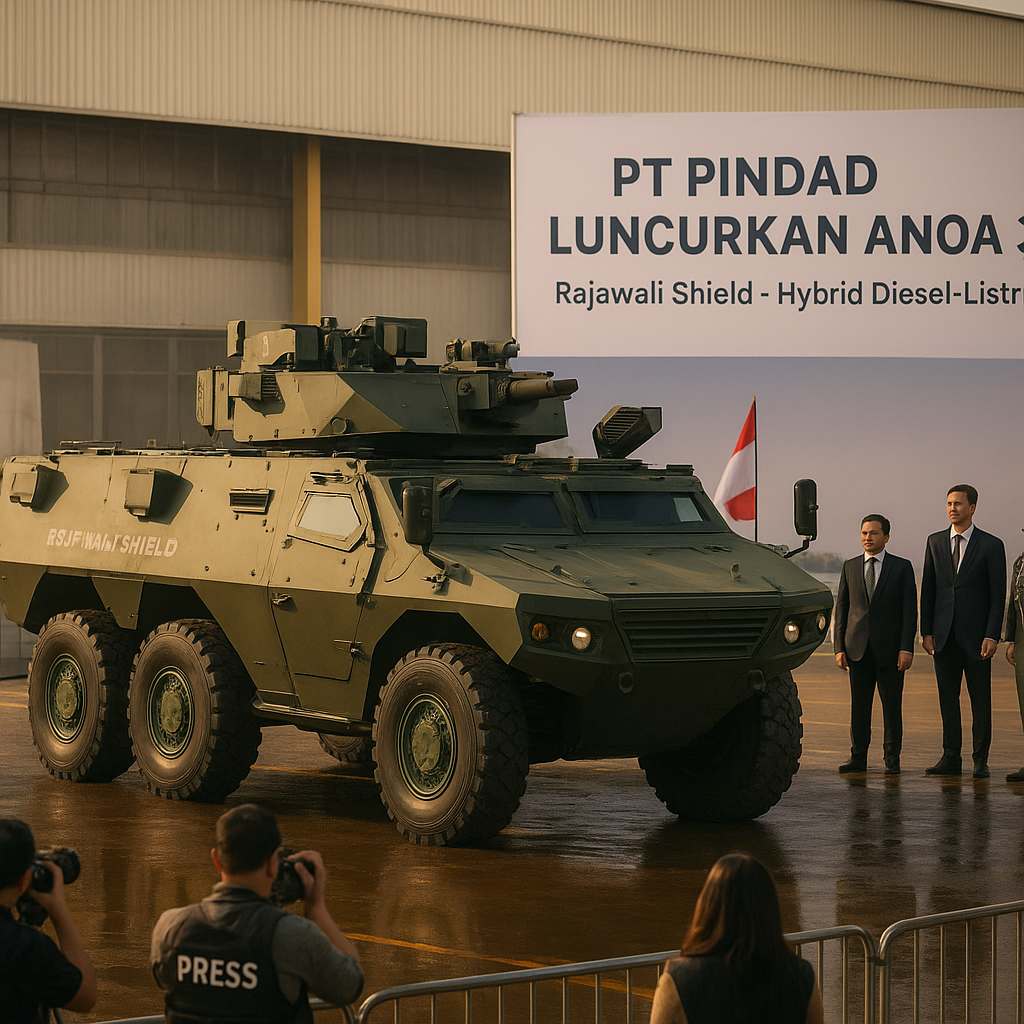 PT Pindad Luncurkan Anoa 3 dengan Sistem Active Protection & Hybrid Propulsion