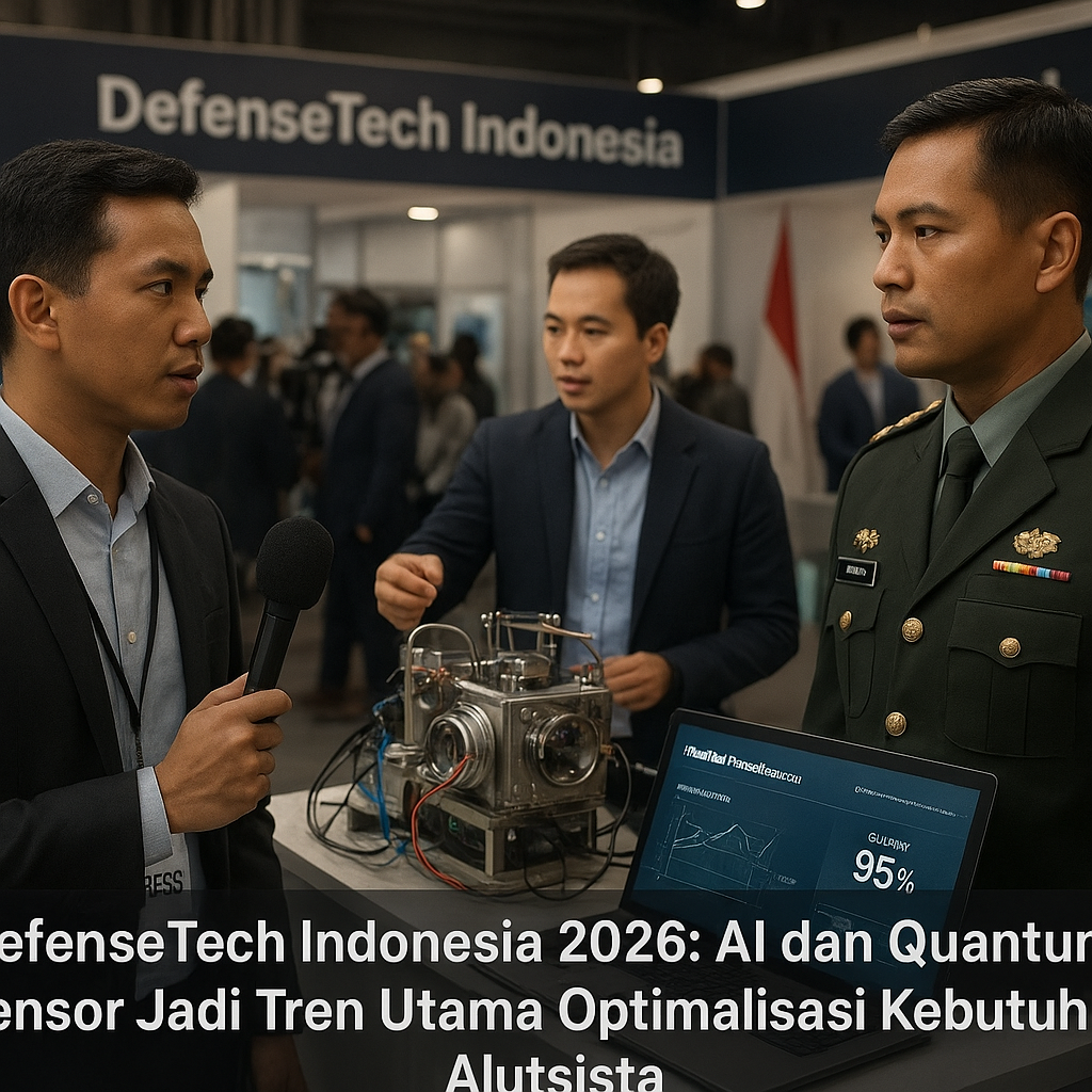 DefenseTech Indonesia 2026: AI dan Quantum Sensor Jadi Tren Utama Optimalisasi Kebutuhan Alutsista