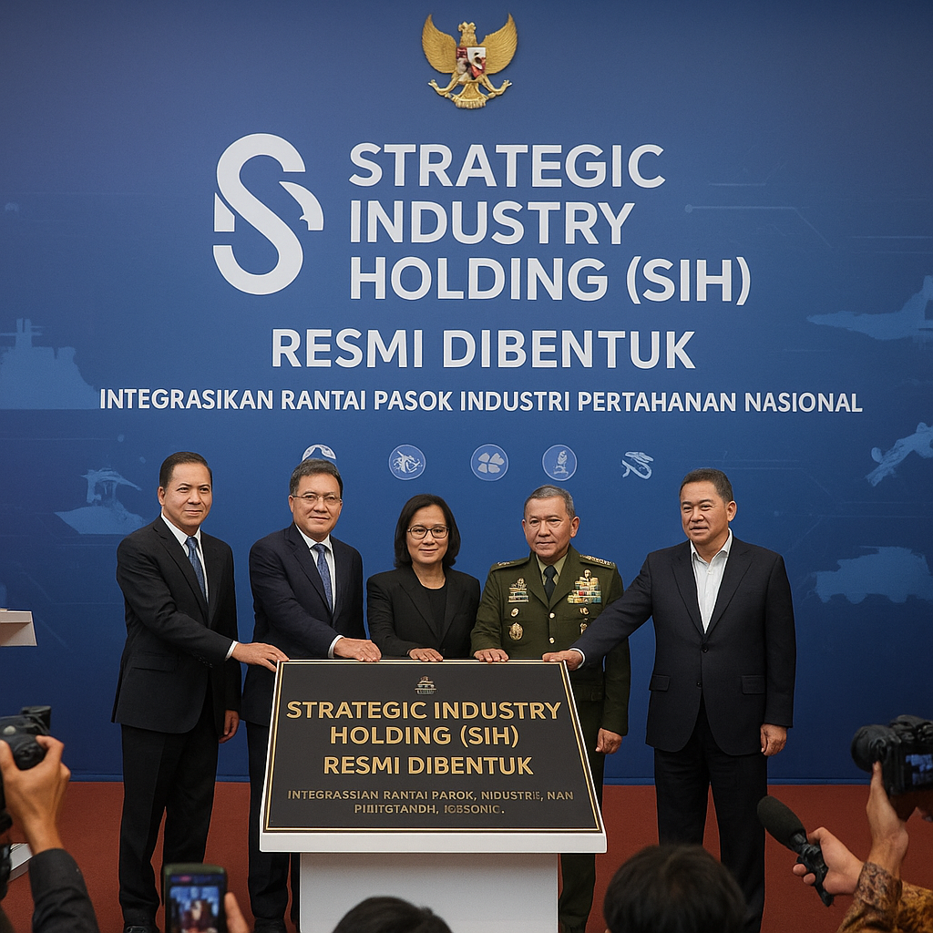 Strategic Industry Holding (SIH) Resmi Dibentuk, Integrasikan Rantai Pasok Industri Pertahanan Nasional