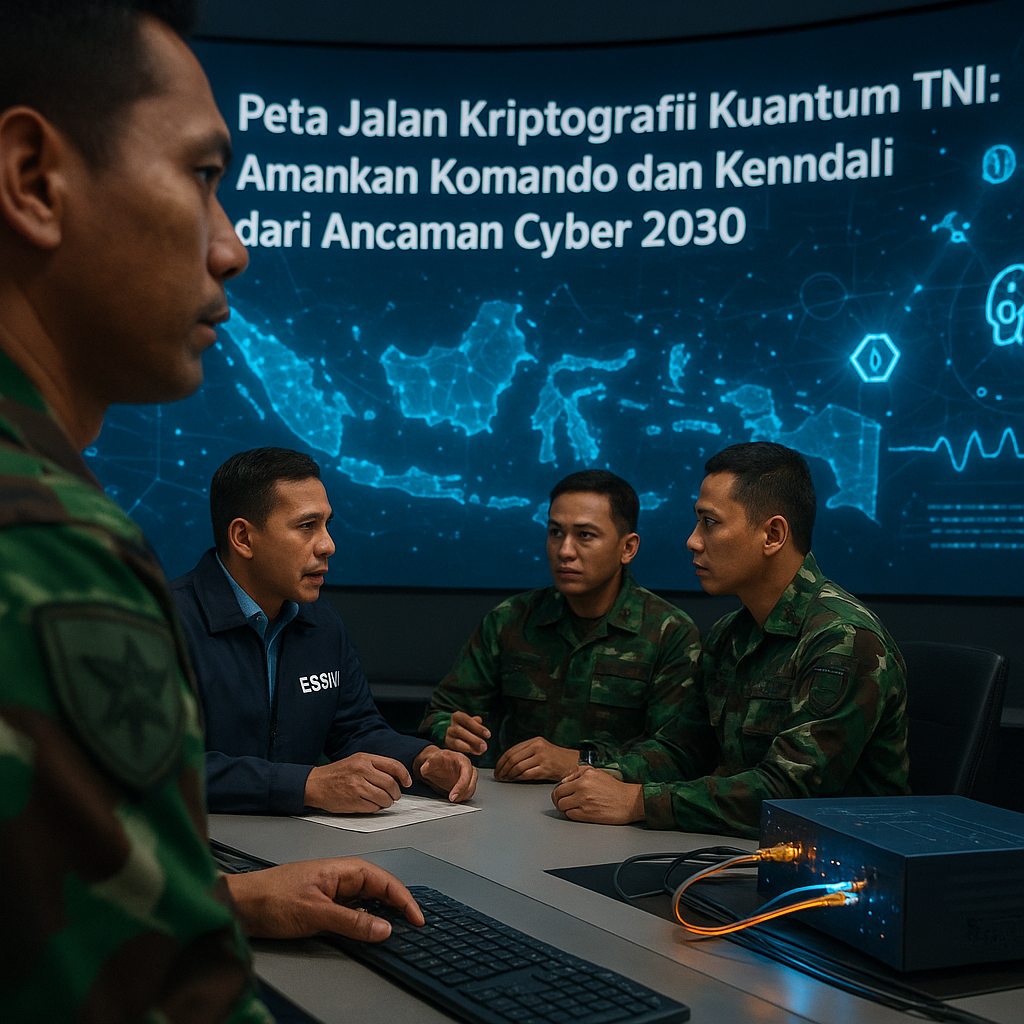 Peta Jalan Kriptografi Kuantum TNI: Amankan Komando dan Kendali dari Ancaman Cyber 2030