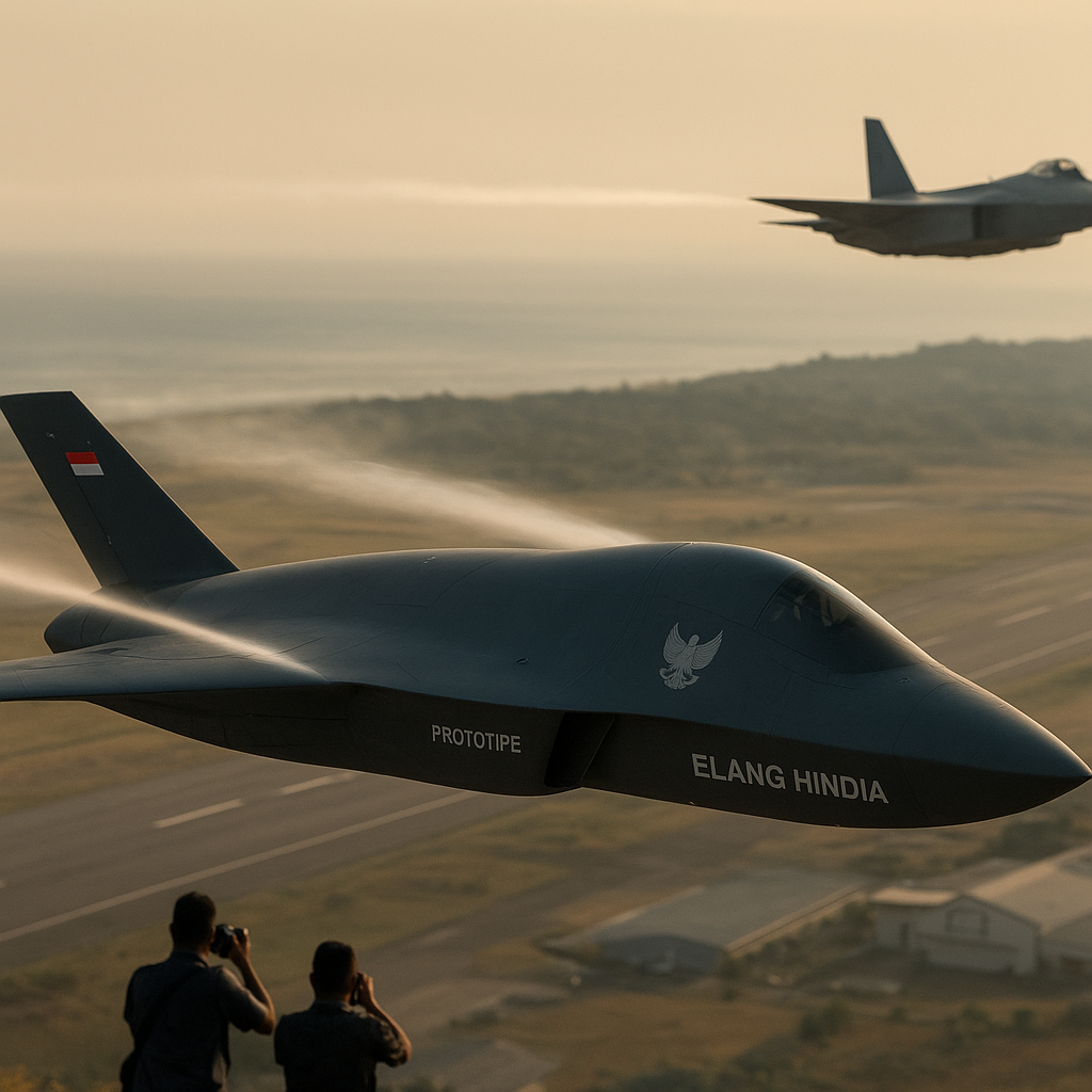 Uji Terbang Prototipe Drone Tempur 'Elang Hindia' Capai Mach 0.9, Siap Integrasi dengan KF-21 Boramae