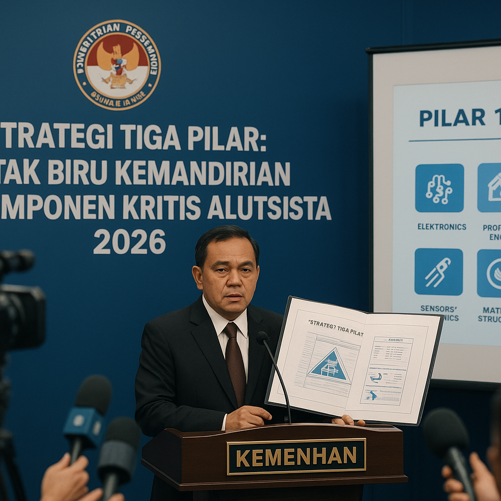 Strategi Tiga Pilar: Kemenhan Rilis Cetak Biru Kemandirian Komponen Kritis Alutsista 2026-y