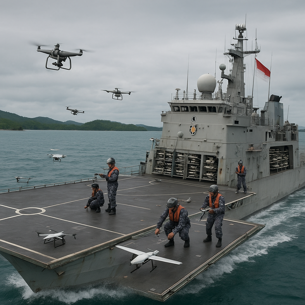 Optimalisasi Fleet: TNI AL Pertimbangkan Konversi Kapal Perang Lama jadi Kapal Drone Carrier