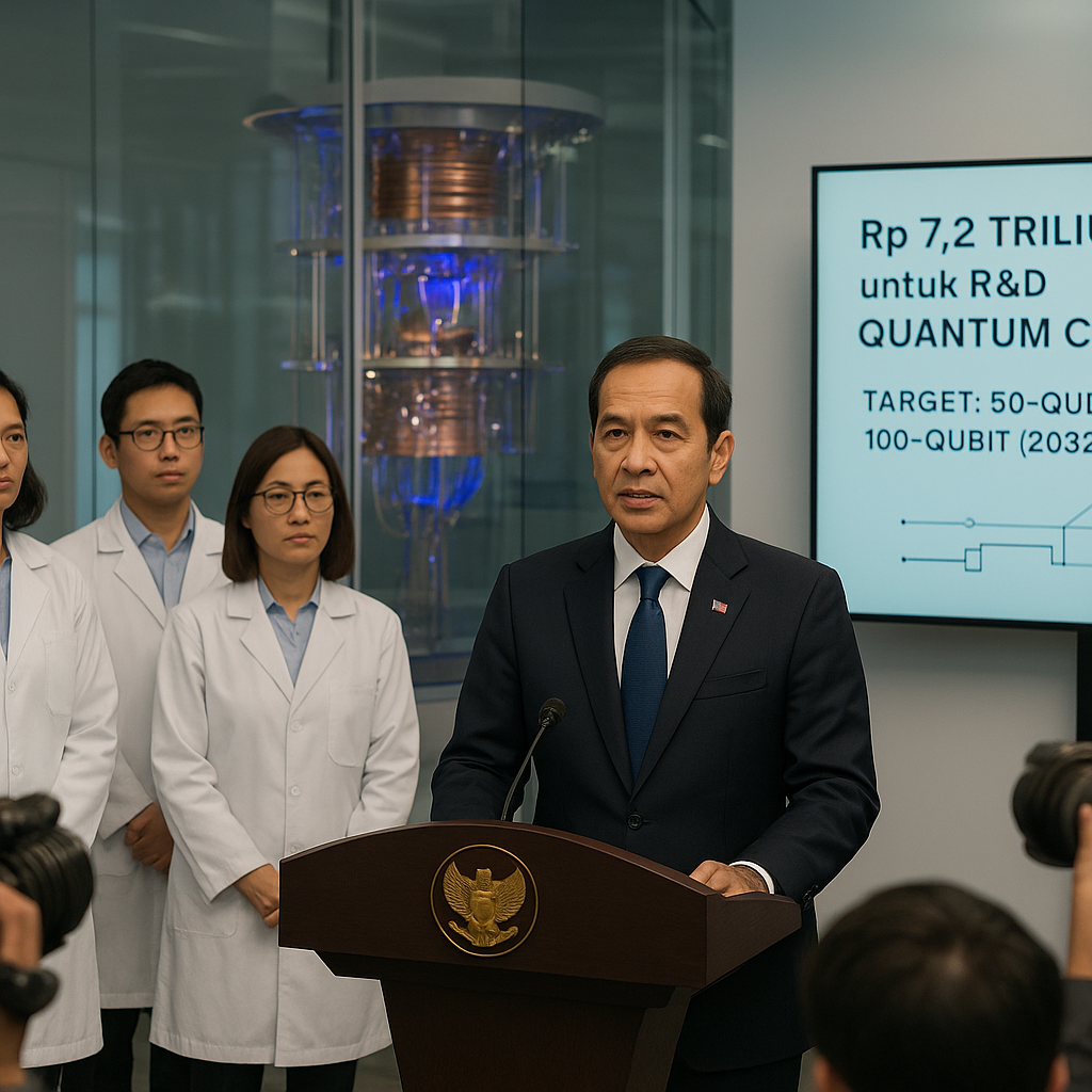 Pemerintah Alokasikan Rp 7,2 Triliun untuk Quantum Computing R&D di Sektor Pertahanan 2027