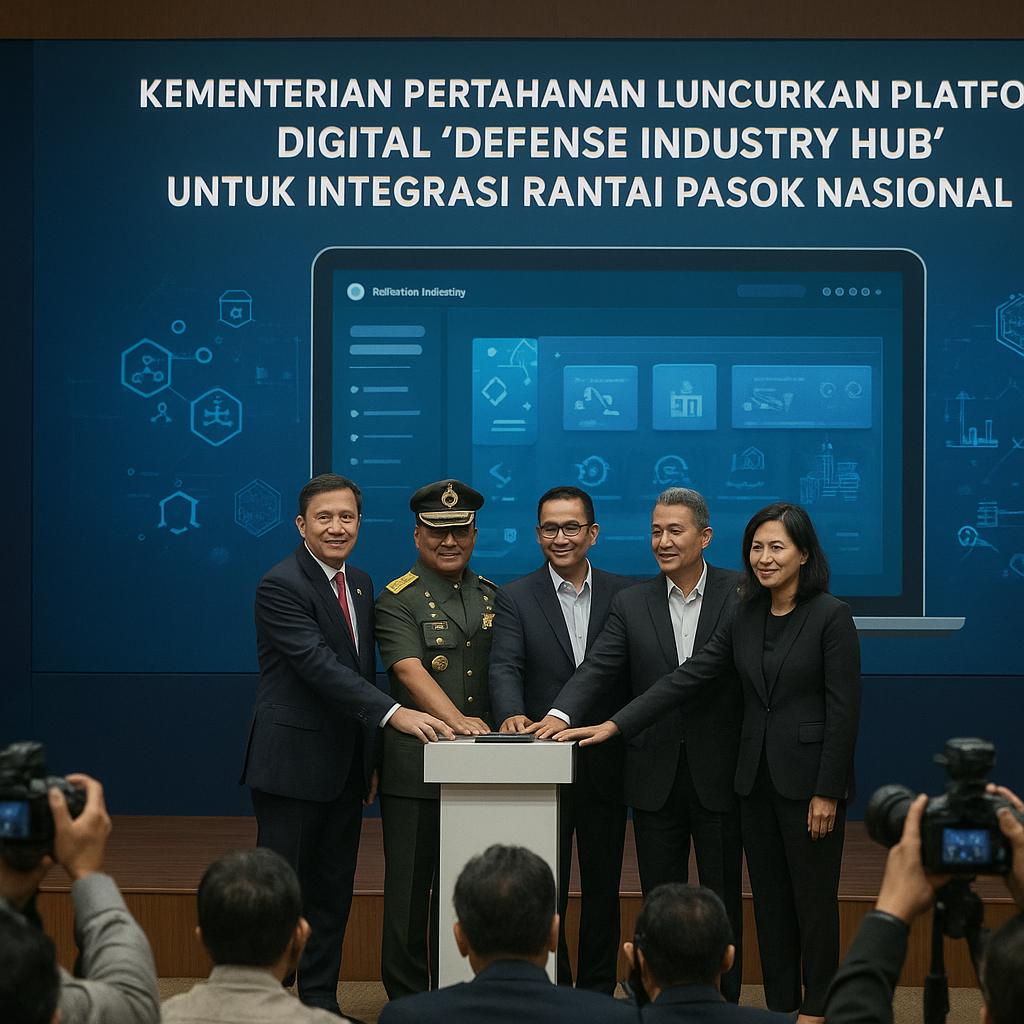 Kementerian Pertahanan Luncurkan Platform Digital 'Defense Industry Hub' untuk Integrasi Rantai Pasok Nasional
