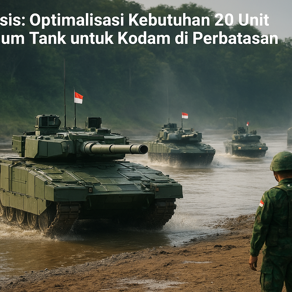 Analisis: Optimalisasi Kebutuhan 20 Unit Medium Tank untuk Kodam di Perbatasan