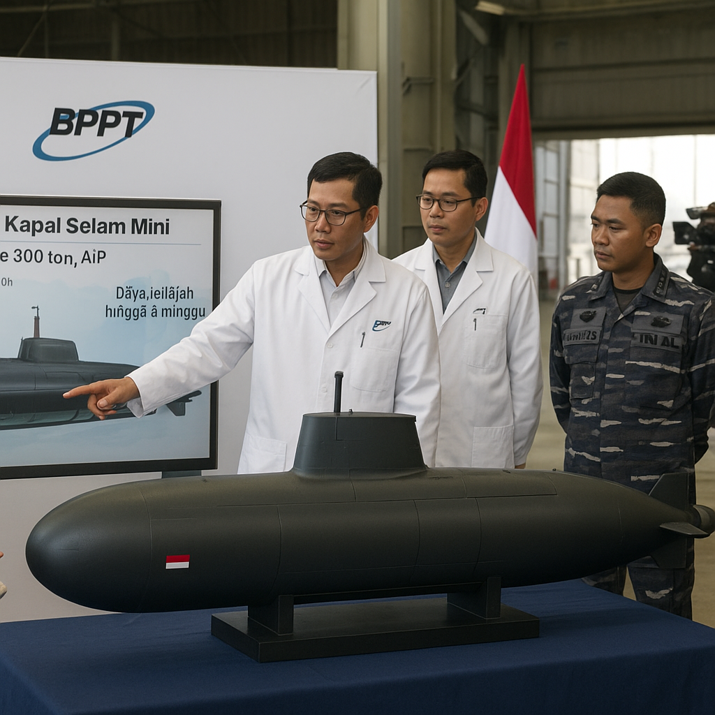 BPPT Rampungkan Desain Konsep Kapal Selam Mini dengan Teknologi AIP untuk TNI AL