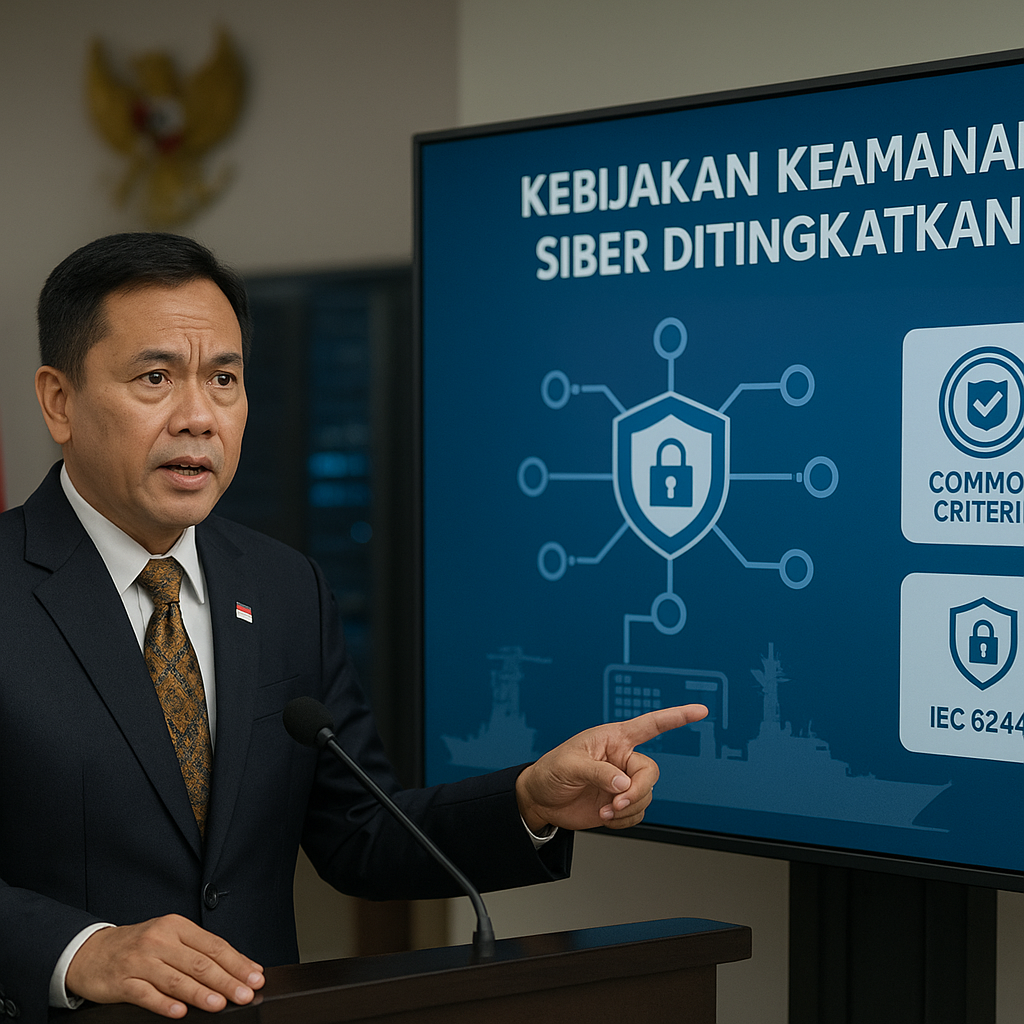 Pemerintah Perkuat Regulasi Keamanan Siber untuk Infrastruktur Kritikal Industri Pertahanan