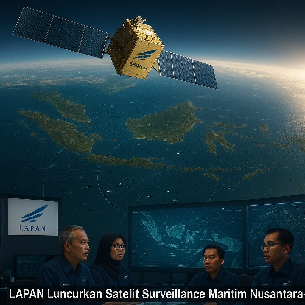 LAPAN Luncurkan Satelit Surveillance Maritim Nusantara-2, Tingkatkan Maritime Domain Awareness