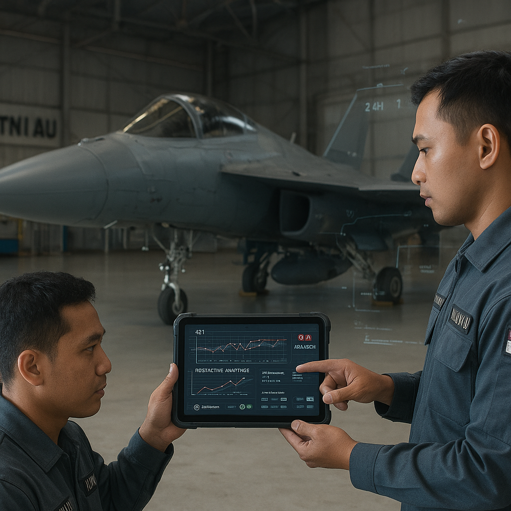Skema Pemeliharaan Berkala Alutsista TNI AU Dioptimalkan dengan Sistem IoT dan Predictive Analytics