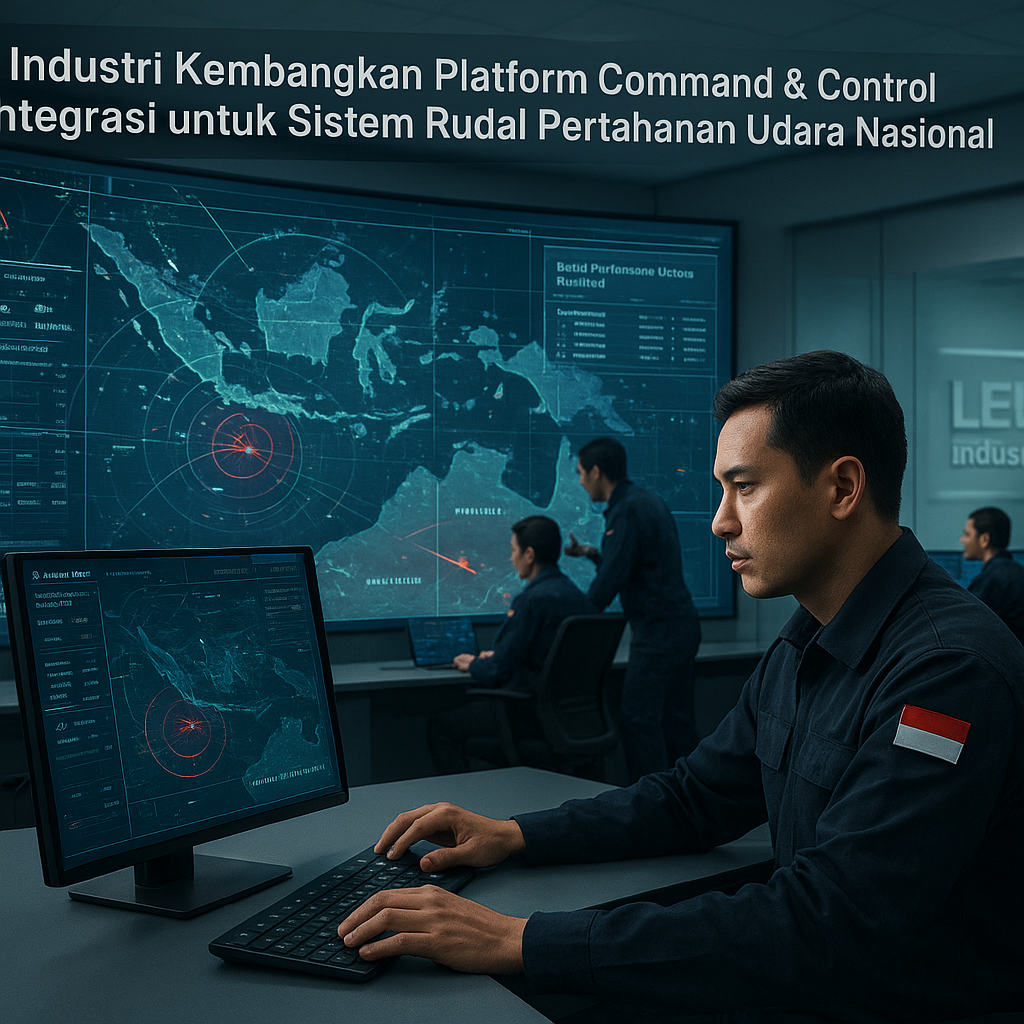 LEN Industri Kembangkan Platform Command & Control Terintegrasi untuk Sistem Rudal Pertahanan Udara Nasional