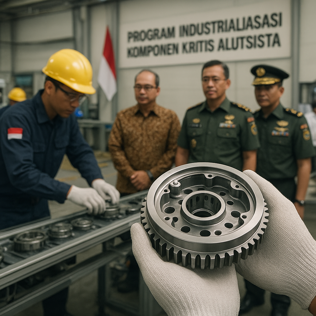 Strategi Kemandirian Suku Cadang: Pemerintah Canangkan Program Industrialisasi Komponen Kritikal Alutsista