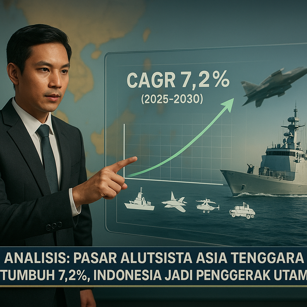 Analisis: Pasar Alutsista Asia Tenggara Tumbuh 7.2%, Indonesia Jadi Penggerak Utama