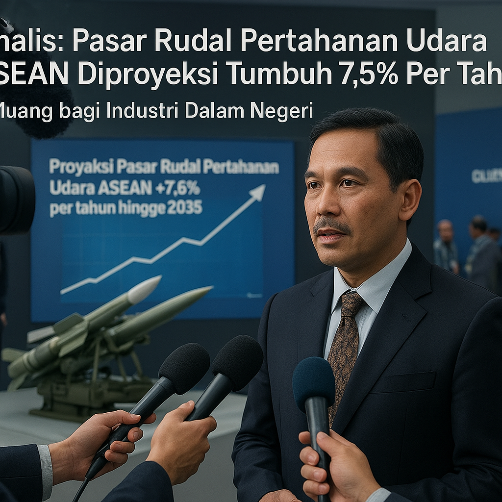 Analis: Pasar Rudal Pertahanan Udara ASEAN Diproyeksi Tumbuh 7,5% Per Tahun, Peluang bagi Industri Dalam Negeri
