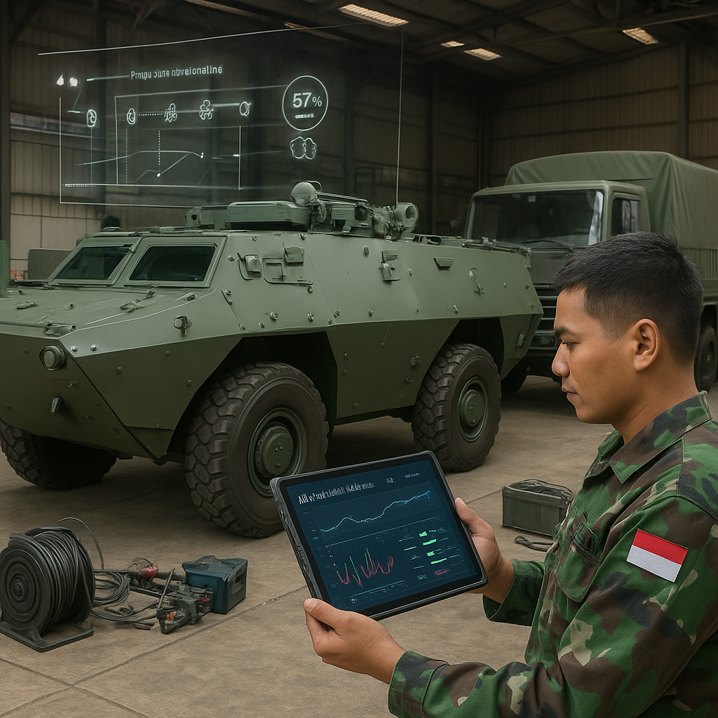 Optimalisasi Logistik dan Maintenance Alutsista: TNI AD Mengimplementasikan Sistem Predictive Maintenance berbasis AI