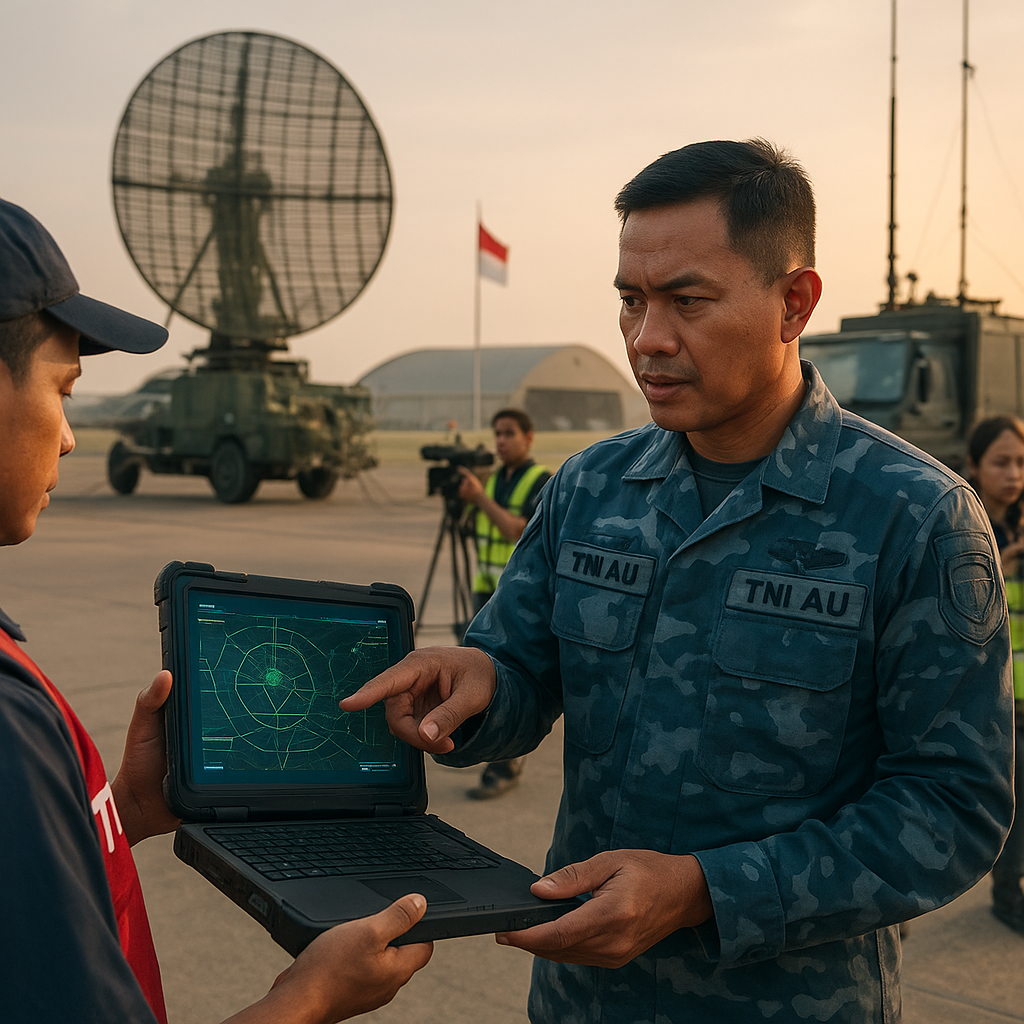 Keamanan Integrasi: TNI AU Melakukan Live Test Integrasi Sistem Radar Baru dengan Network Centric Warfare Infrastructure