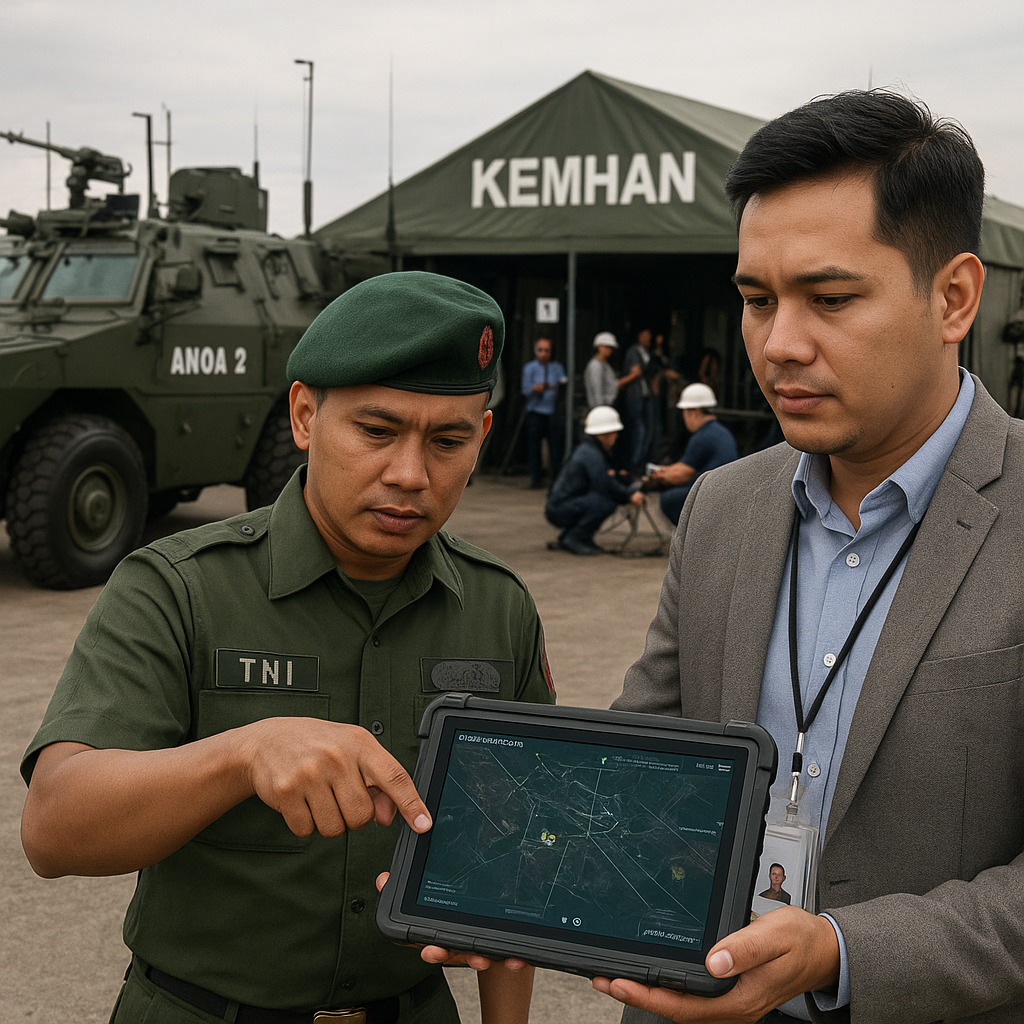 Kemhan Gelar Uji Coba Terintegrasi Sistem BMS pada Ranpur Anoa 3 dan Komodo