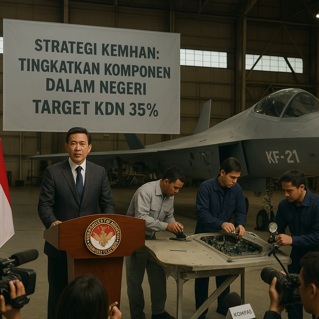 Strategi Kemhan: Tingkatkan Komponen Dalam Negeri pada Proyek Jet Tempur KF-21
