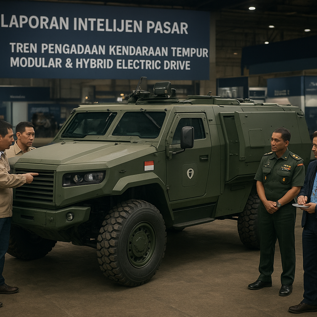 Laporan Intelijen Pasar: Tren Global Pengadaan Armored Vehicle Berkonsep Modular & Hybrid Electric Drive