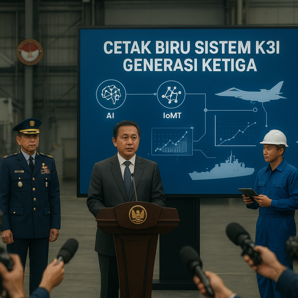 Menhan Luncurkan Cetak Biru Sistem K3I Generasi Ketiga untuk Optimalisasi Maintenance Alutsista